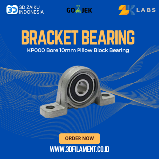 ZKLabs Bracket Bearing KP000 Bore 10mm Pillow Block Bearing
